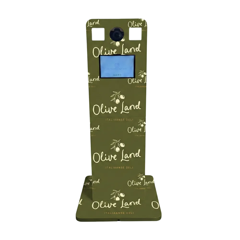 Olive Land branded photobooth